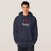 I Love Alaska Hoodie (Voorkant volledig)