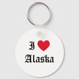 I Love Alaska Sleutelhanger