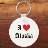 I Love Alaska Sleutelhanger (Voorkant)