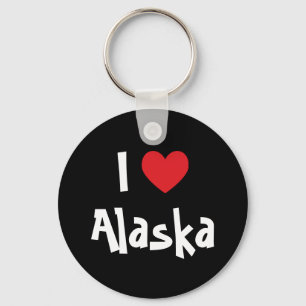 I Love Alaska Sleutelhanger