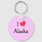 I Love Alaska Sleutelhanger (Voorkant)