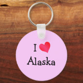 I Love Alaska Sleutelhanger (Voorkant)