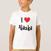 I Love Alaska T-shirt (Voorkant)