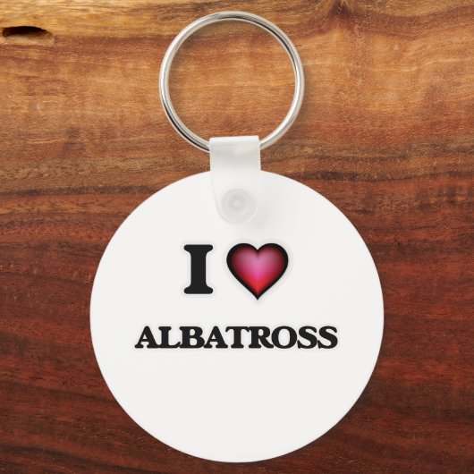 I Love Albatross Sleutelhanger (Voorkant)