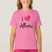 I Love Alberta T-shirt (Voorkant)