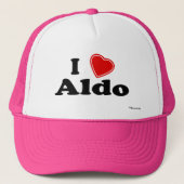 I Love Aldo Trucker Pet (Voorkant)