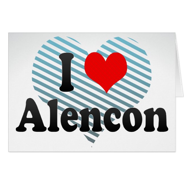 I Love Alencon, France (Voorkant Horizontaal)