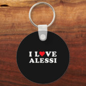 I Love Alessi Matching Girlfriend & Boyfriend Sleutelhanger (Voorkant)