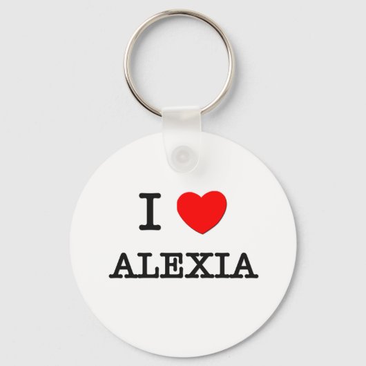 I Love Alexia Sleutelhanger (Voorkant)