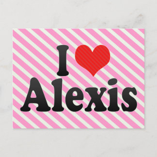 I Love Alexis Briefkaart