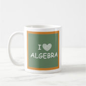 I Love Algebra Koffiemok (Links)