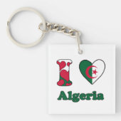I love Algeria Sleutelhanger (voorkant)