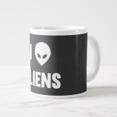 I Love Aliens Grote Koffiekop (Voorkant rechts)