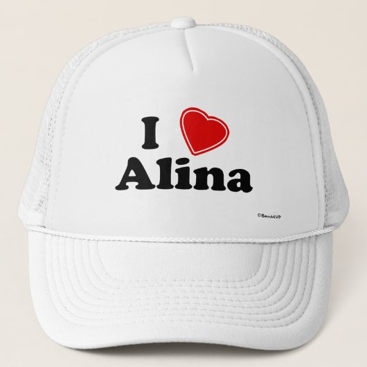 I Love Alina Trucker Pet (Voorkant)