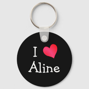 I Love Aline Sleutelhanger