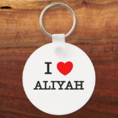 I Love Aliyah Sleutelhanger (Voorkant)