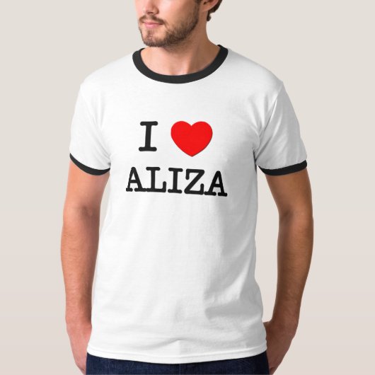 I Love Aliza T-shirt (Voorkant)