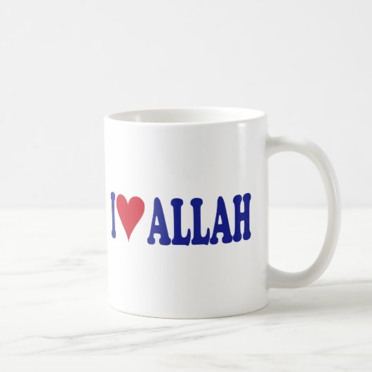 I Love Allah Koffiemok (Rechts)
