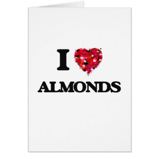 I Love Almonds food design