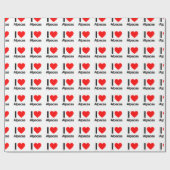 i love alpacas cadeaupapier (Vlak)