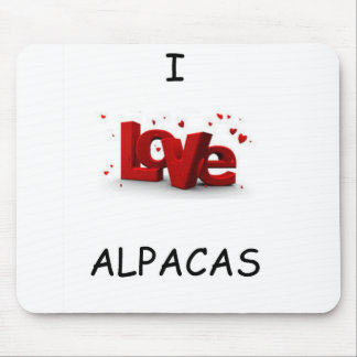 I Love Alpacas Muismat