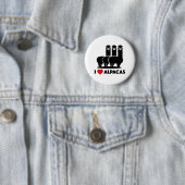 I Love Alpacas Ronde Button 5,7 Cm (In situ)