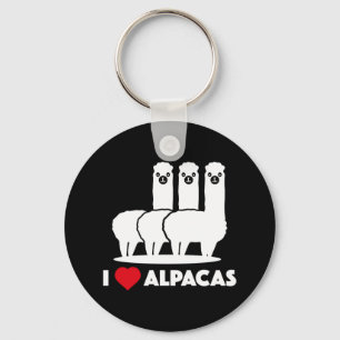 I Love Alpacas Sleutelhanger