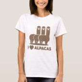 I Love Alpacas T-shirt (Voorkant)