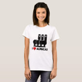 I Love Alpacas T-shirt (Voorkant volledig)