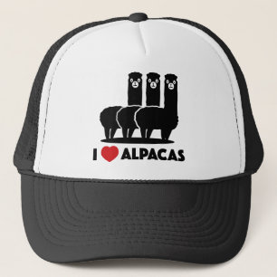 I Love Alpacas Trucker Pet