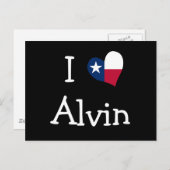 I Love Alvin Briefkaart (Voorkant / Achterkant)