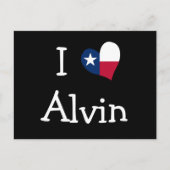 I Love Alvin Briefkaart (Voorkant)