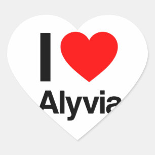 i love alyvia hart sticker