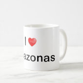 I love Amazonas Koffiemok (Voorkant rechts)