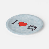 I Love Ambulance Papieren Bordje (Gekanteld)