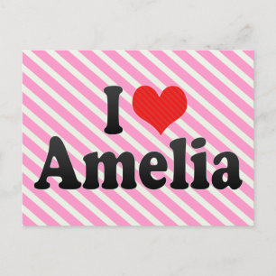 I Love Amelia Briefkaart