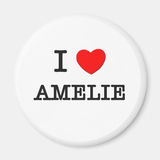I Love Amelie Magneet (Voorkant)