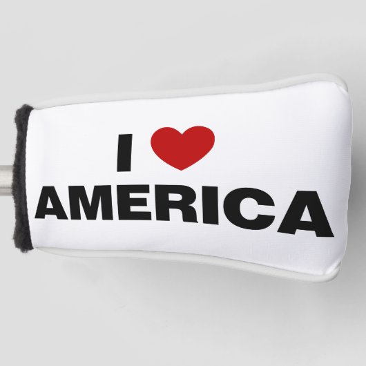 I Love America Golfheadcover (Voorkant)