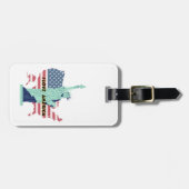 I Love America – Liberty & Pride T-shirt Bagagelabel (Voorkant horizontaal)