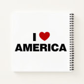 I Love America Notitieboek (Achterkant)