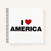 I Love America Notitieboek (Voorkant)