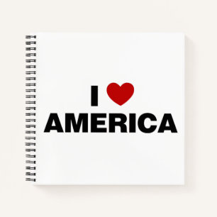 I Love America Notitieboek