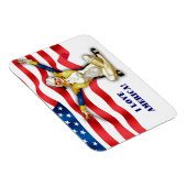 I Love America. Retro Pin-Up Magneet (Rechterzijde)