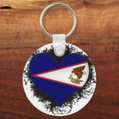 I Love American Samoa Sleutelhanger (Voorkant)