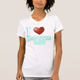 I Love Amputee Mannen T-shirt