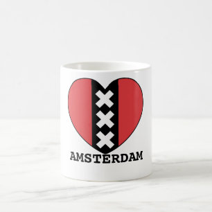 I LOVE AMSTERDAM mok By Amsterdamned