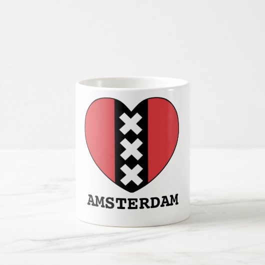I LOVE AMSTERDAM mok By Amsterdamned (Center)