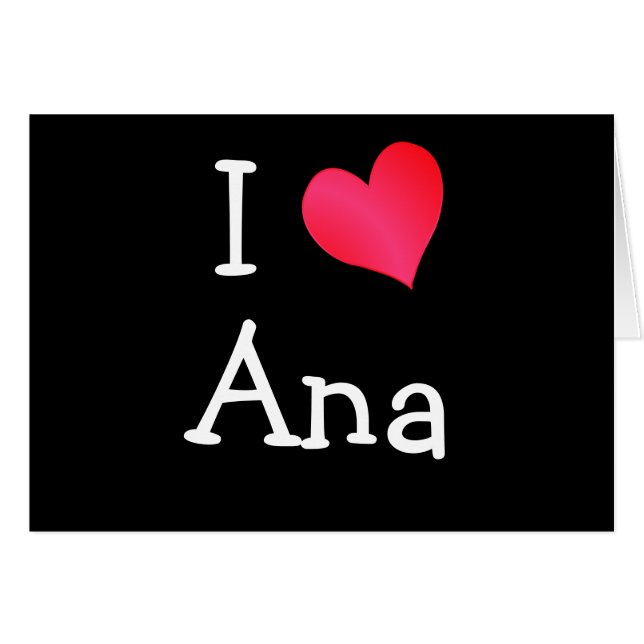 I Love Ana (Voorkant Horizontaal)