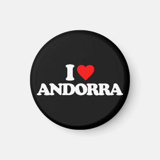 I LOVE ANDORRA MAGNEET (Voorkant)