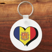 I Love Andorra Sleutelhanger (Voorkant)